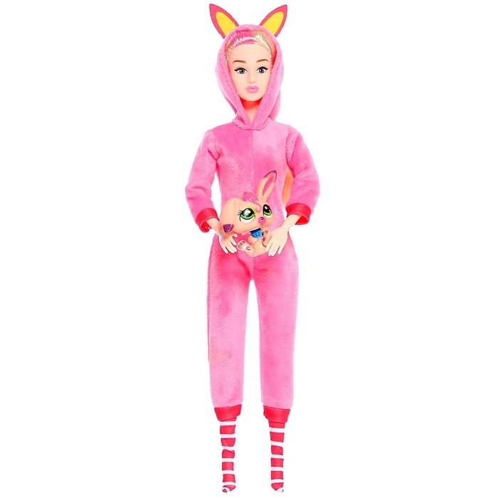 Кукла-модель шарнирная «Плюшевый стиль: Зайка» Кукла-модель шарнирная «Плюшевый стиль: Зайка»