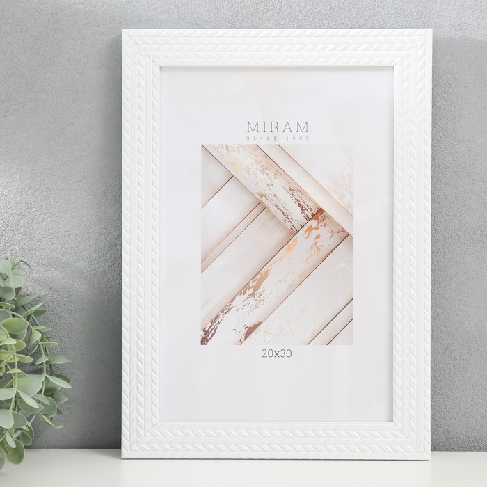 Фоторамка пластик Фоторамка пластик "МИРАМ" 20х30 см, 651761-8 (пластиковый экран)