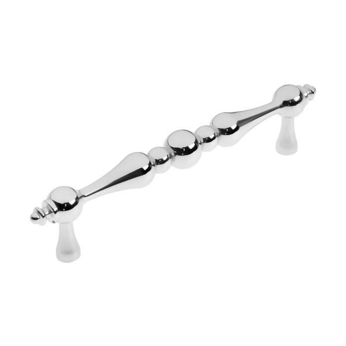 Ручка скоба ТУНДРА, м/о 128 мм, цвет хром