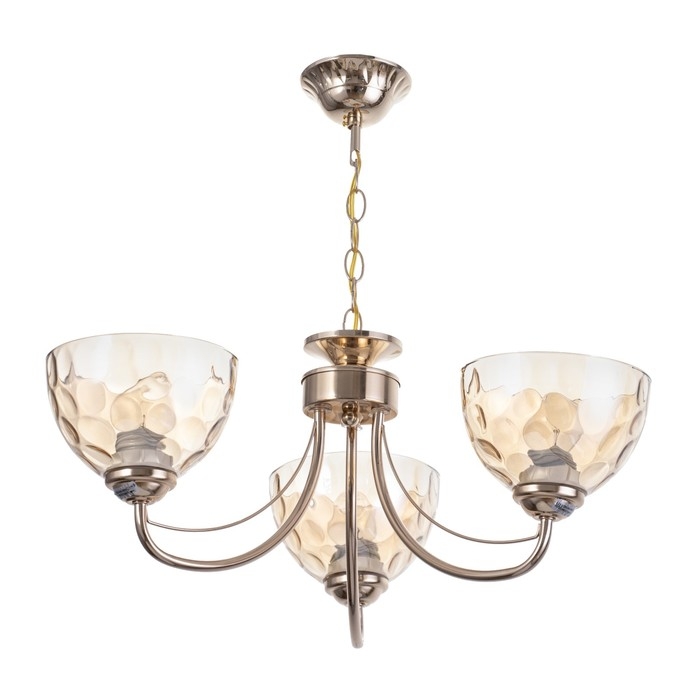 Люстра Люстра "Руби" 3х40Вт Е27 Золото 55х55х85(45)см