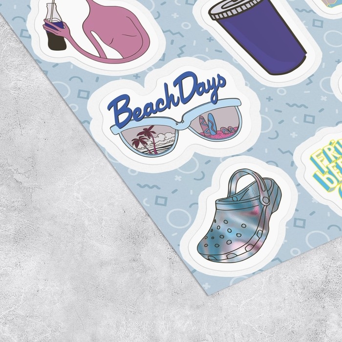 Наклейки детские, альбом 8 листов, Boom vibes, 11 х 13.5 см Наклейки детские, альбом 8 листов, Boom vibes, 11 х 13.5 см