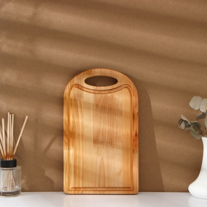 Набор разделочных досок на подставке Adelica, 3 шт: 38×18, 30×18, 22×18 см, берёза Набор разделочных досок на подставке Adelica, 3 шт: 38×18, 30×18, 22×18 см, берёза