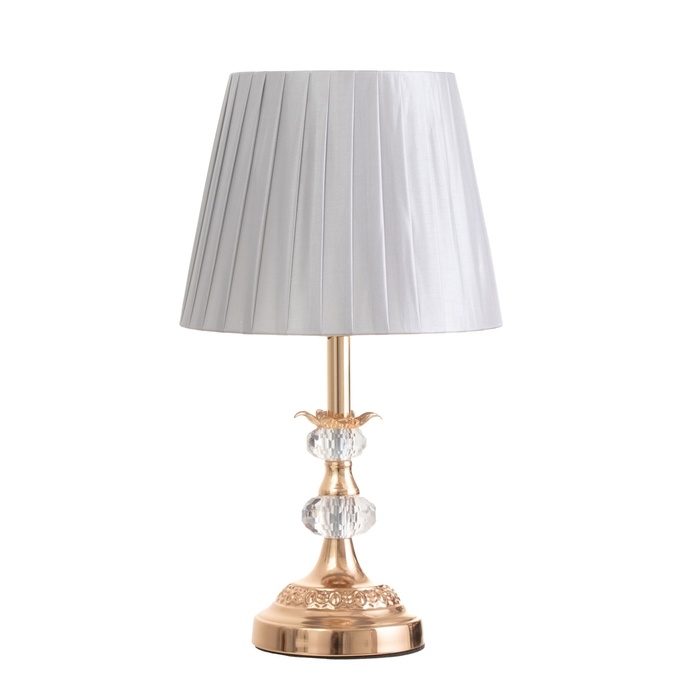 Настольная лампа 16884/1 Е27 40Вт золото 22х22х35 см RISALUX Настольная лампа 16884/1 Е27 40Вт золото 22х22х35 см RISALUX