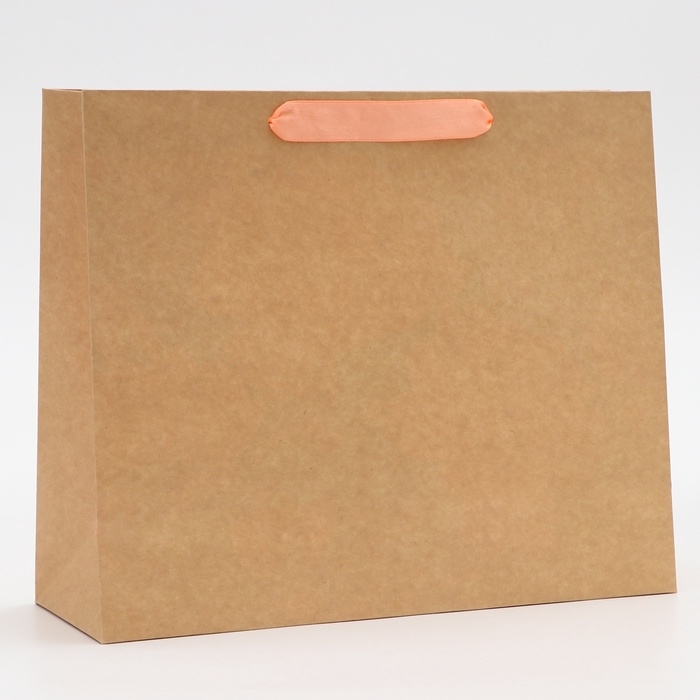 Пакет с PVC окном,  Пакет с PVC окном, "Пионы", 31 х 11 х 26 см