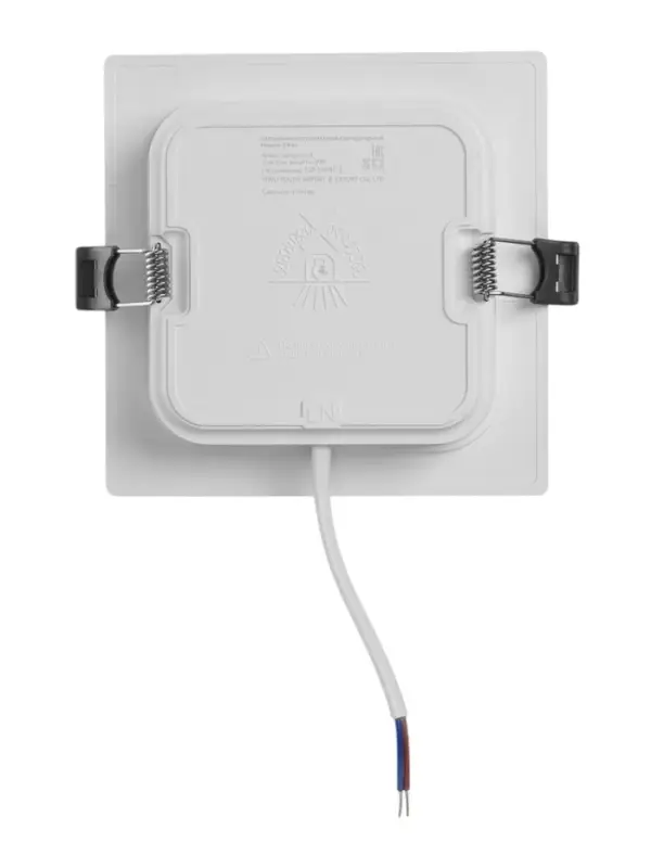 Светильник встраиваемый &laquo;Даунлайт&raquo;, светодиодный, 9 Вт, 4000K, 855 Лм, 220 В, 119&times;26 мм, квадратный, белый