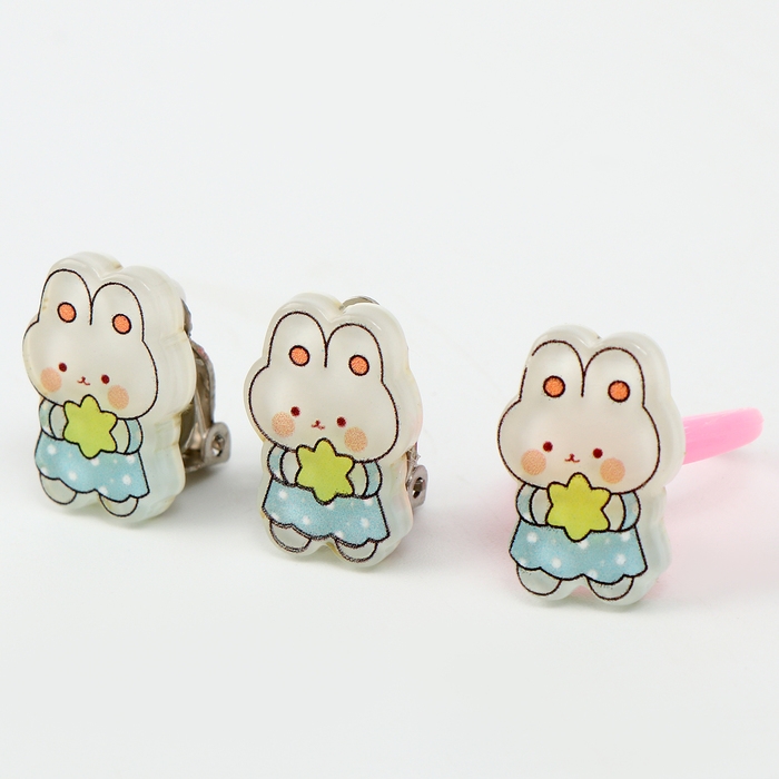 Мягкая игрушка с сюрпризом  Мягкая игрушка с сюрпризом "Модница Li", заяц, 16 см