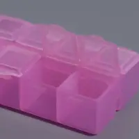 Органайзер для хранения мелочей, 10 ячеек, 8.8×4.5×2.1 см, МИКС