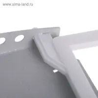 Рамка пластиковая для перекидной системы A4, INFOFRAME, без протектора, цвет белый