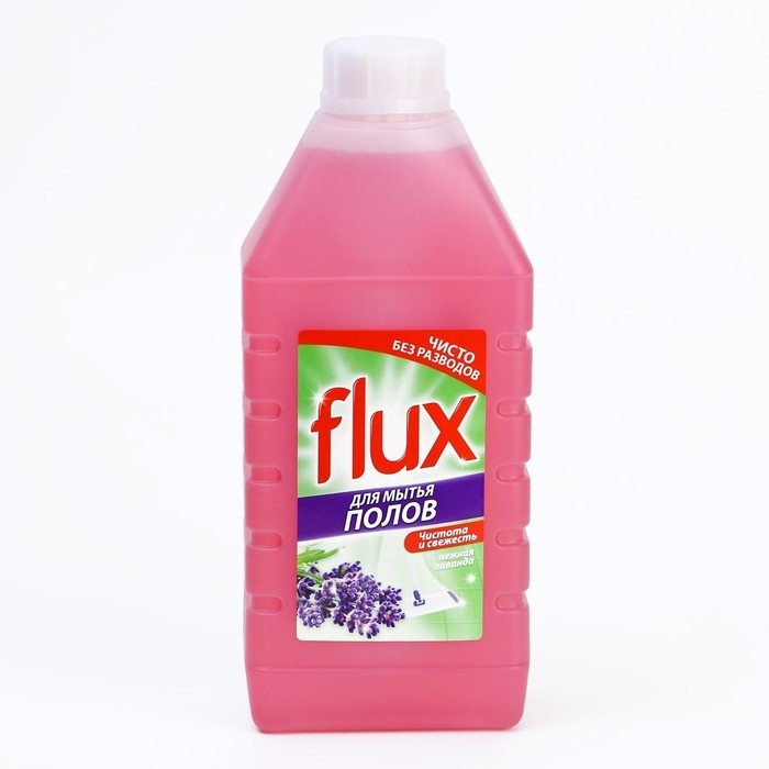 Средство для мытья полов, 1000 мл, аромат лаванды, FLUX