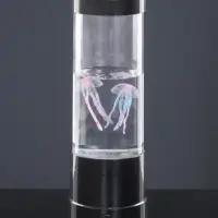 Лава - лампа RISALUX &laquo;Медузы&raquo;, подсветка, RGB, USB, 3-5 Вт, чёрная, 9&times;9&times;25.5 см