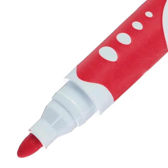 Набор маркеров для доски Brauberg. Soft, 4 цвета, узел 5.0 мм, ширина линии 5.0 мм, резиновая вставка, водные