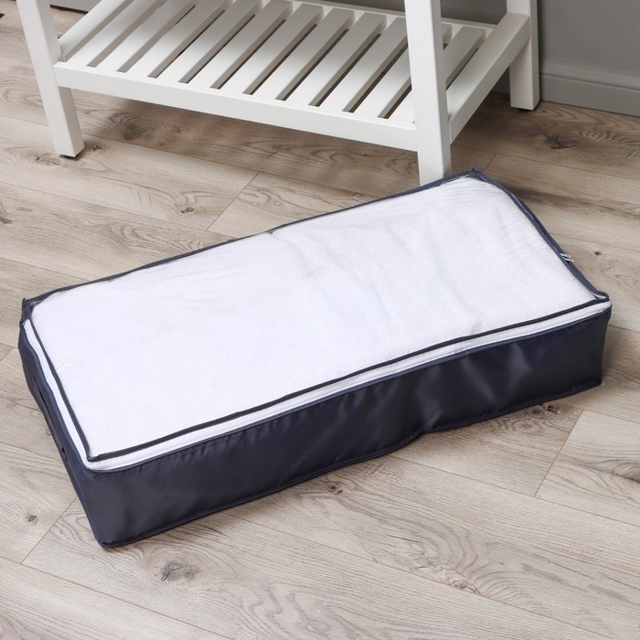 Кофр для хранения вещей LaDо́m, 80×45×15 см, цвет графитовый Кофр для хранения вещей LaDо́m, 80×45×15 см, цвет графитовый