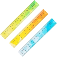 Линейка 20 см Deli EH650, гибкая, цвет в ассортименте