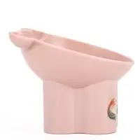 Миска высокая для животных 250 мл, лавандовая