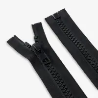 Молния &laquo;Трактор&raquo;, №10, разъёмная, замок автомат, 80 см, чёрная