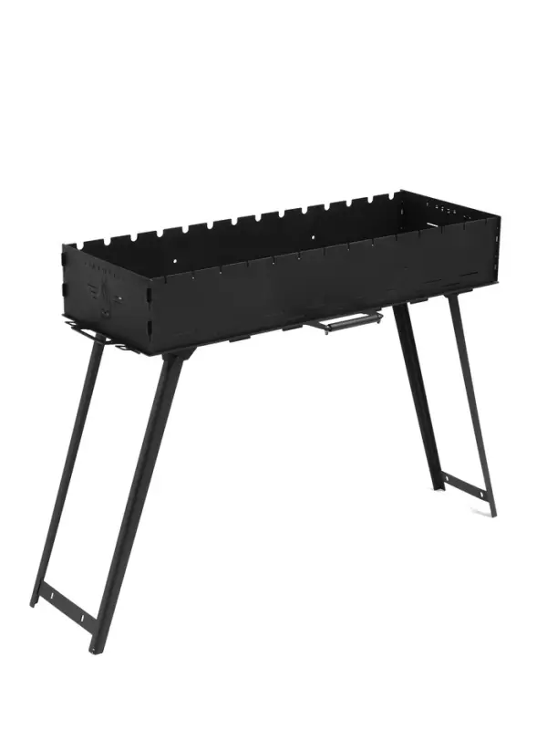 Мангал с ножками FIREGRILL, 94.7&times;37.5&times;72.3 см, 2 мм, длина жаровни 85 см