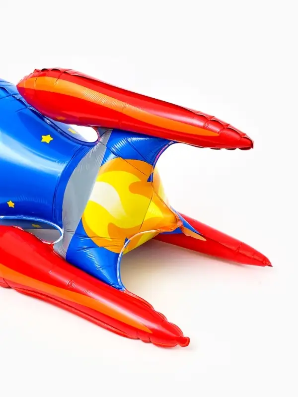 Воздушный шар фольгированный 3D 50" &laquo;Ракета&raquo;
