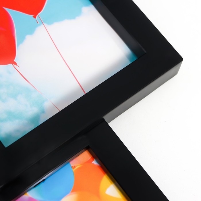 Мультирамка  Мультирамка "СЕМЬЯ" коллаж на 8 фото 10х15 см, чёрный с золотым