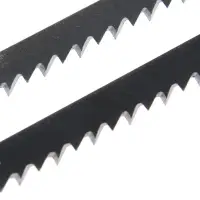 Пилки для лобзиков ТУНДРА, по дереву, прямой грубый рез, HCS, 120/150&times;4 мм, 2 шт.