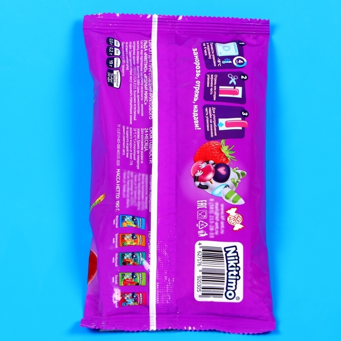 Фруктовый лёд Nicitimo ягодный, 190 г Фруктовый лёд Nicitimo ягодный, 190 г