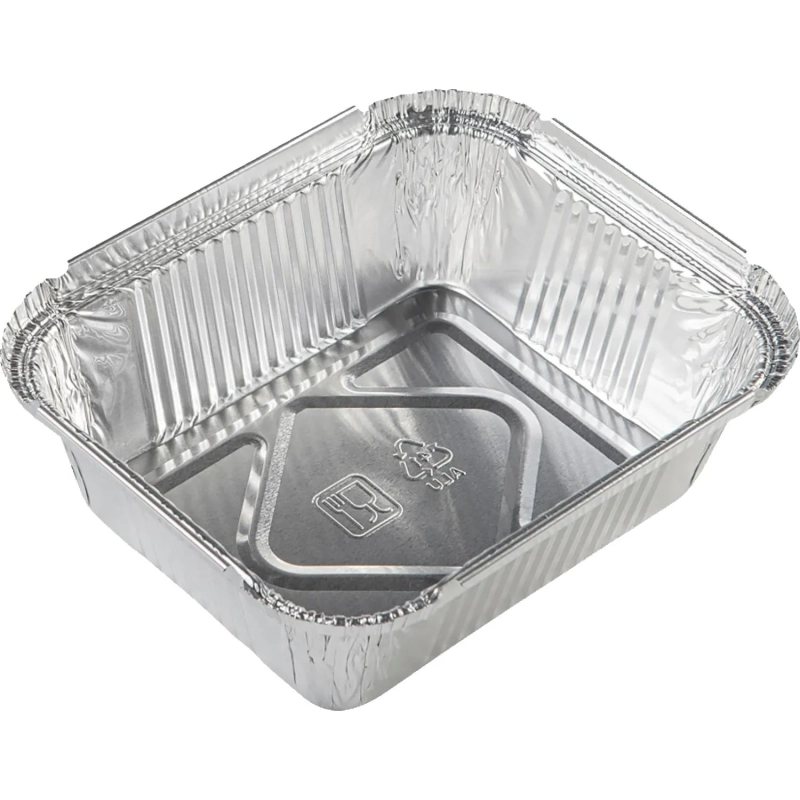 Форма алюм. прям., 450мл, 146х121х40мм (410-004), 50шт/уп