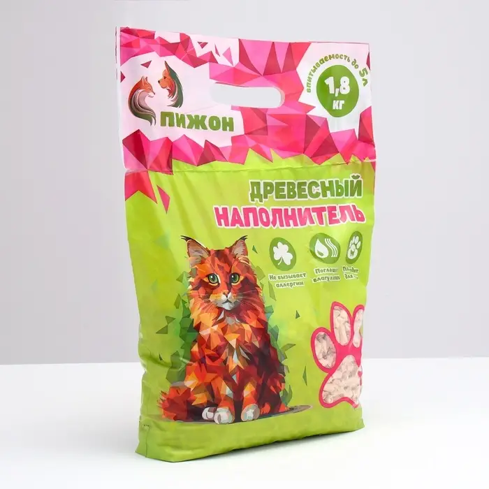 Наполнитель древесный &laquo;Пижон&raquo; 5 л