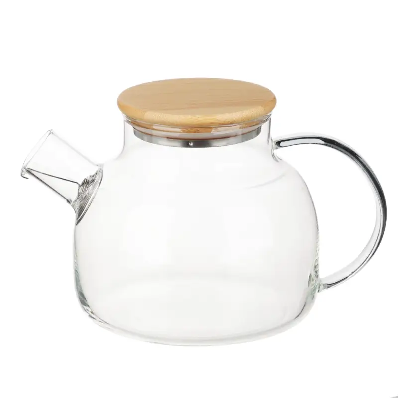 Чайник заварочный тм VETTA Эко, стекло, бамбуковая крышка,  1000мл