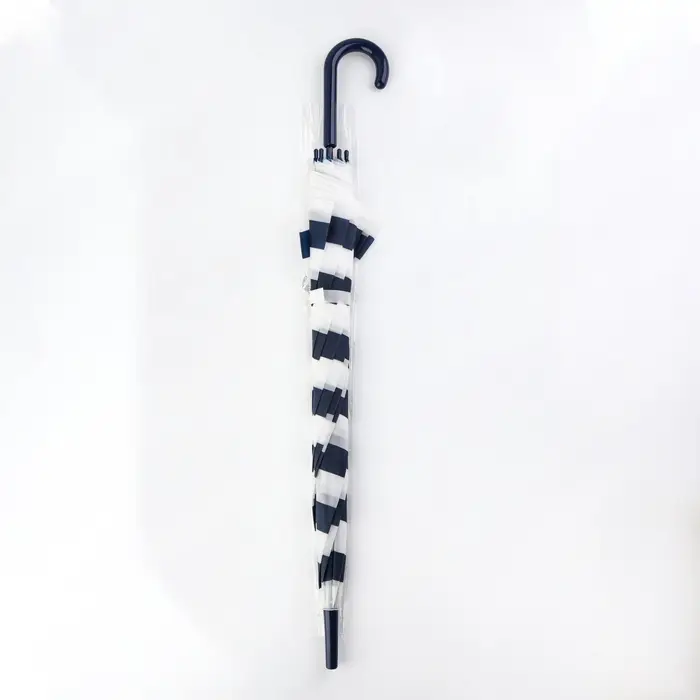 Зонт - трость полуавтоматический &laquo;Полосы&raquo;, 8 спиц, R=45/55 см, d=90 см, МИКС