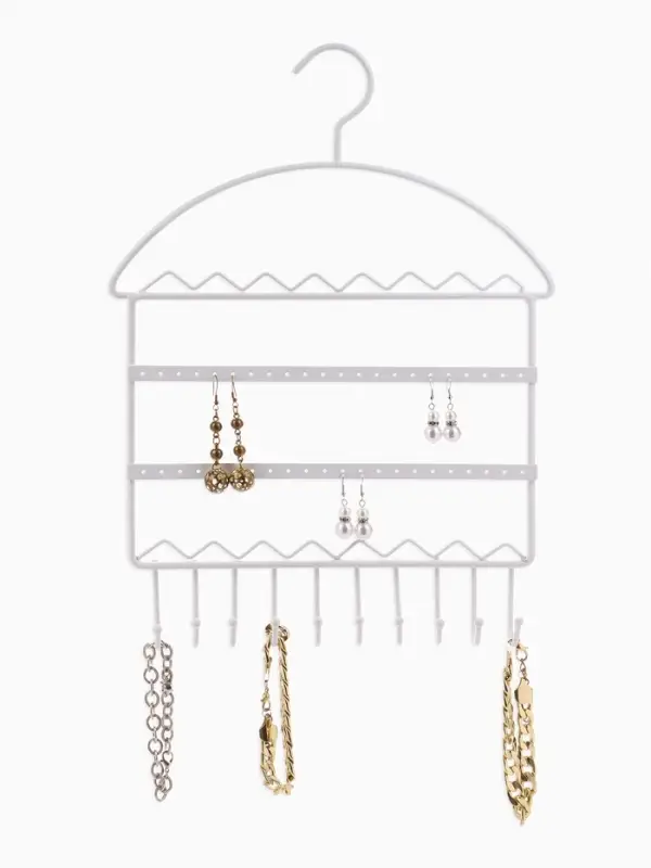 Органайзер для украшений &laquo;QF. Вешалка&raquo;, 28&times;6.7&times;36 см, белый