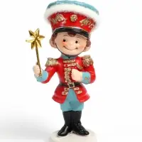 Фигурка декоративная &laquo;Мальчишка-дирижёр&raquo;, полистоун, 5.5&times;8.5&times;12.5 см, красно-голубая