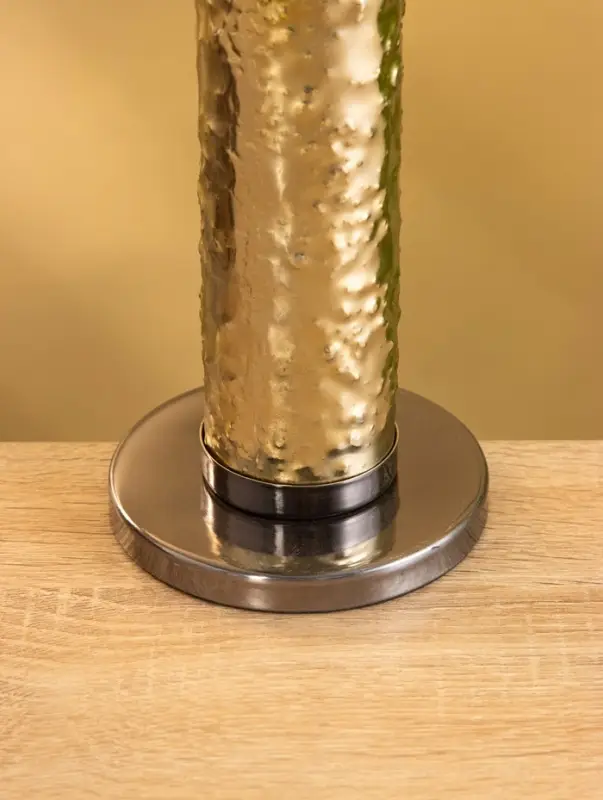 Подсвечник для свечи 8 см "Скиф" металл 30 см, цв. золото