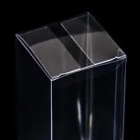 Складная прозрачная коробка из PVC, для упаковки подарков, 6&times;6&times;15 см