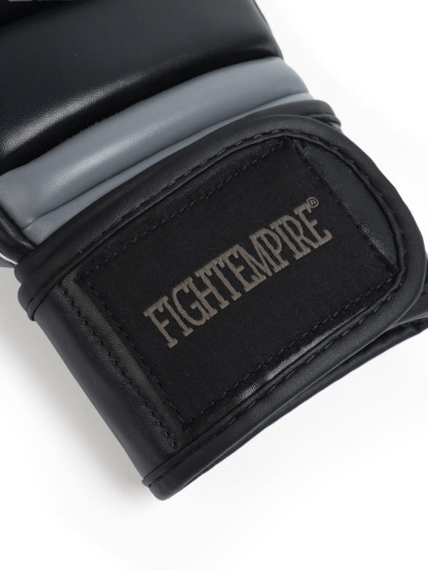Перчатки для ММА гибрид FIGHT EMPIRE, BLACK-L, чёрные, размер L