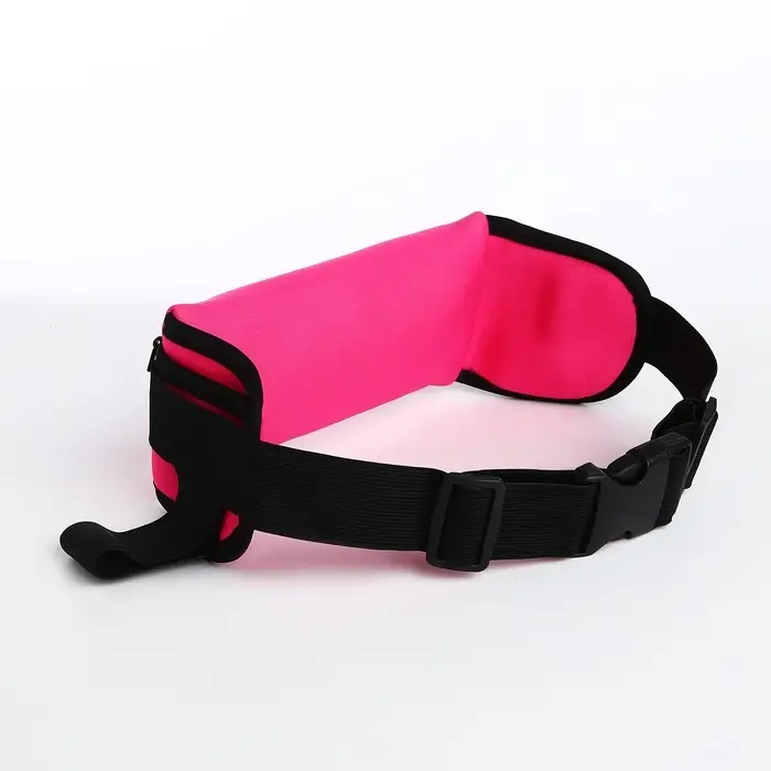 Сумка для бега на молнии, малиновая