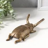 Сувенир чугун съемник для снятия обуви "Жук-олень" 21х9,5х4,8 см