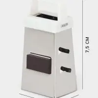 Тёрка четырёхгранная c магнитом Доляна, 3.5&times;7&times;3 см, МИКС
