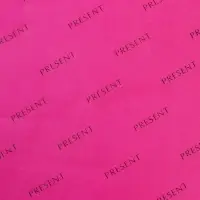 Бумага упаковочная тишью &laquo;Present&raquo;, розовая, 50 х 70 см