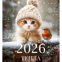 Календарь 2026 на пружине без ригеля «Котята»