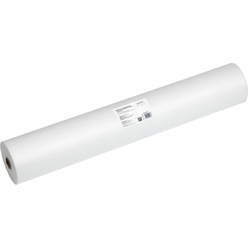 Простыня в рулоне 70х200, белый (100шт/рул), спанбонд, пл.15, А1, 12377