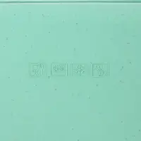 Ланч-бокс в школу TAKE IT EASY, 1 л, с приборами, 20&times;13&times;7 см, пшеничная солома, зелёный