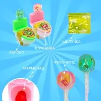 НАБОР Карамель "Кислый горшочек" с мармеладом и кислой пудрой ассорти, 8 г20 шт