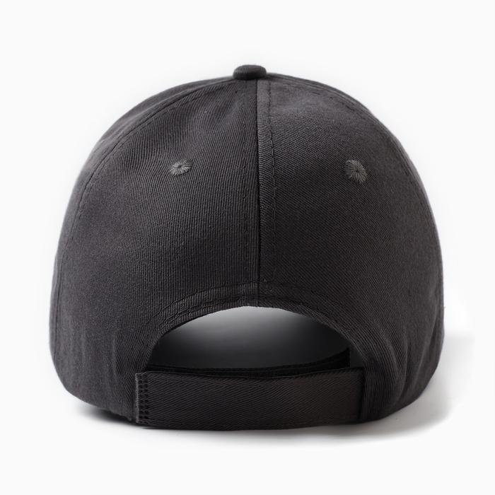 Кепка однотонная MINAKU, серая, размер 52-54 Кепка однотонная MINAKU, серая, размер 52-54