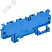 ARMAFIX Клемма пружинная CX4-4 BU 4мм2 четырехконтактная синяя IEK
