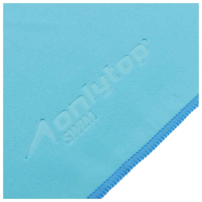 Полотенце из микрофибры ONLYTOP, 76х152 см, цвет голубой Полотенце из микрофибры ONLYTOP, 76х152 см, цвет голубой