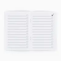 Блокнот А6, 16 листов, список &laquo;Список новогодних желаний&raquo;