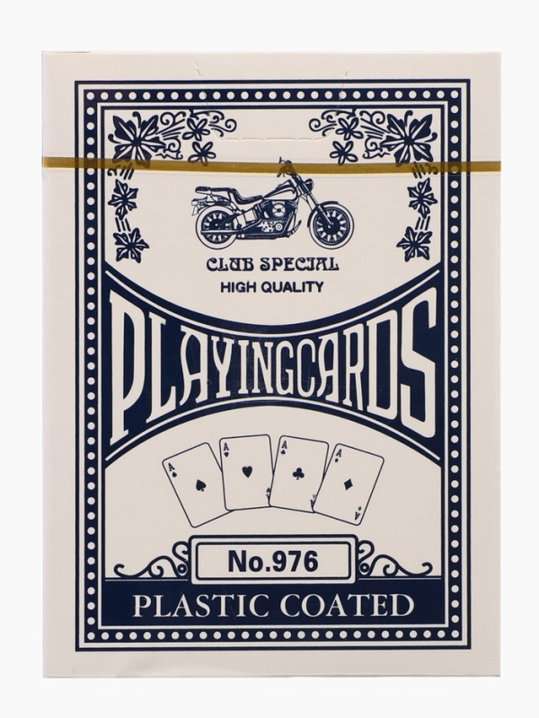 Карты игральные 54 шт  Карты игральные 54 шт "Мотоцикл", карта 6.2 х 8.7 см, синяя рубашка, 280 г