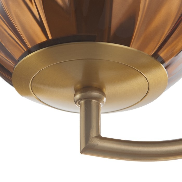 Бра "Джавиер" Е27 40Вт золото-янтарный 22,7х15 см