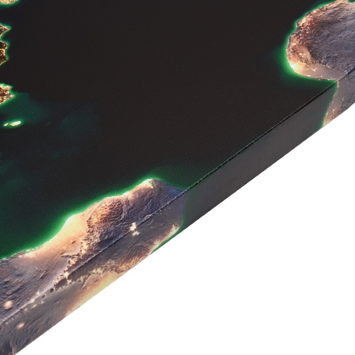 Картина-холст на подрамнике Картина-холст на подрамнике "Планета Земля" 60х100 см