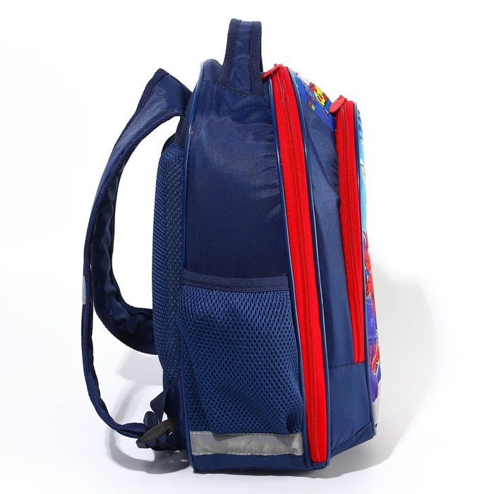 Рюкзак школьный с эргономической спинкой, 37х26х15 см, Человек-паук