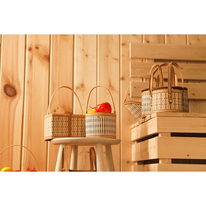 Корзина для хранения Доляна Nature, 15×15×12, бамбук Корзина для хранения Доляна Nature, 15×15×12, бамбук